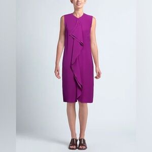 Ralph Lauren Purple Label Silk Midi Dress Size 8